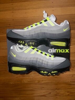 Size 10 .5 - Nike Air Max 95 OG 2025 / 2026 Neon